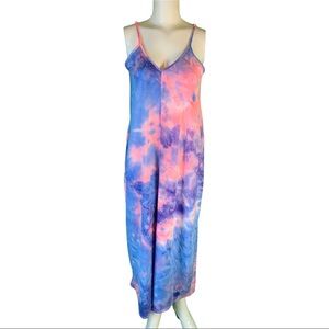 French terry tie dye maxi